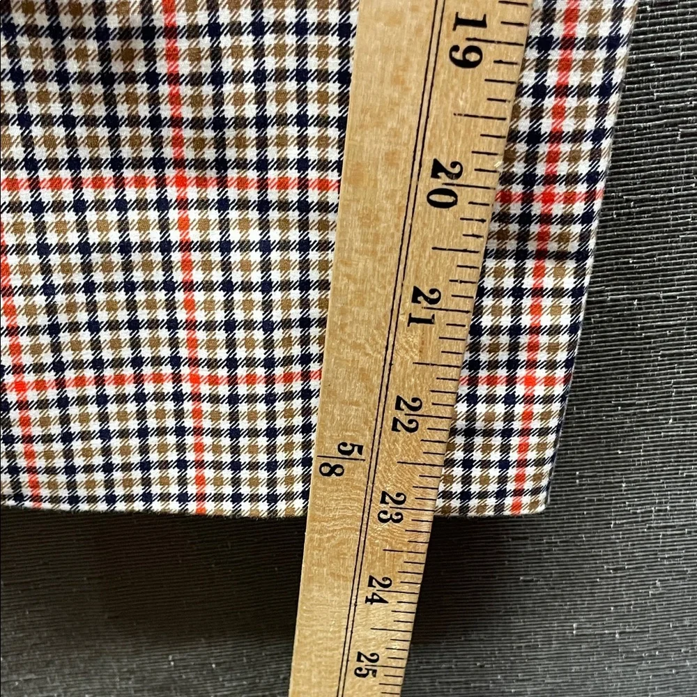 Boden Women's Beige Checkered Trousers